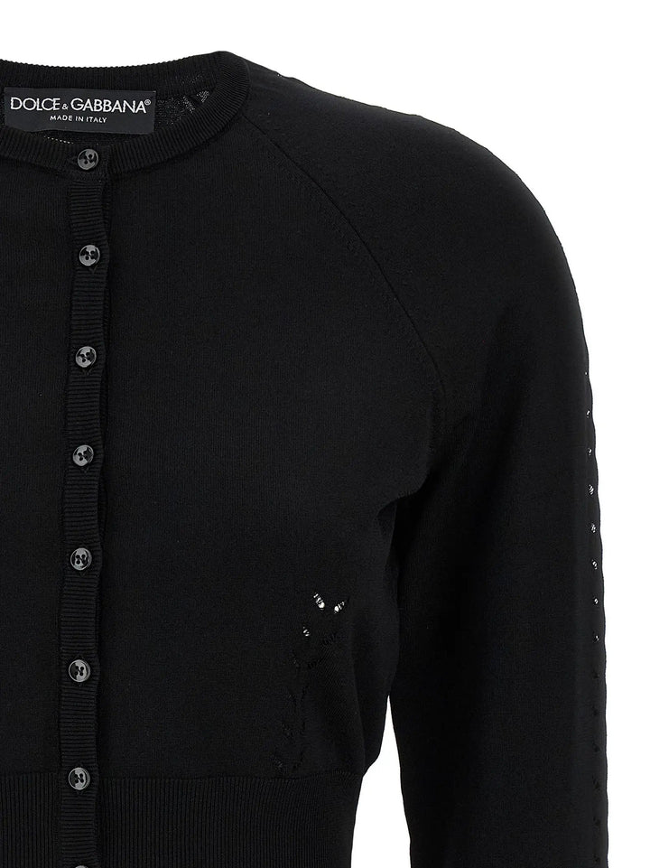 Dolce &amp; Gabbana Black Viscose Cardigan