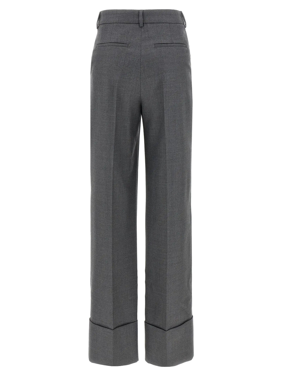 Valentino Garavani Gray Virgin Wool Dress Pants