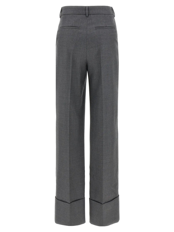 Valentino Garavani Gray Virgin Wool Dress Pants