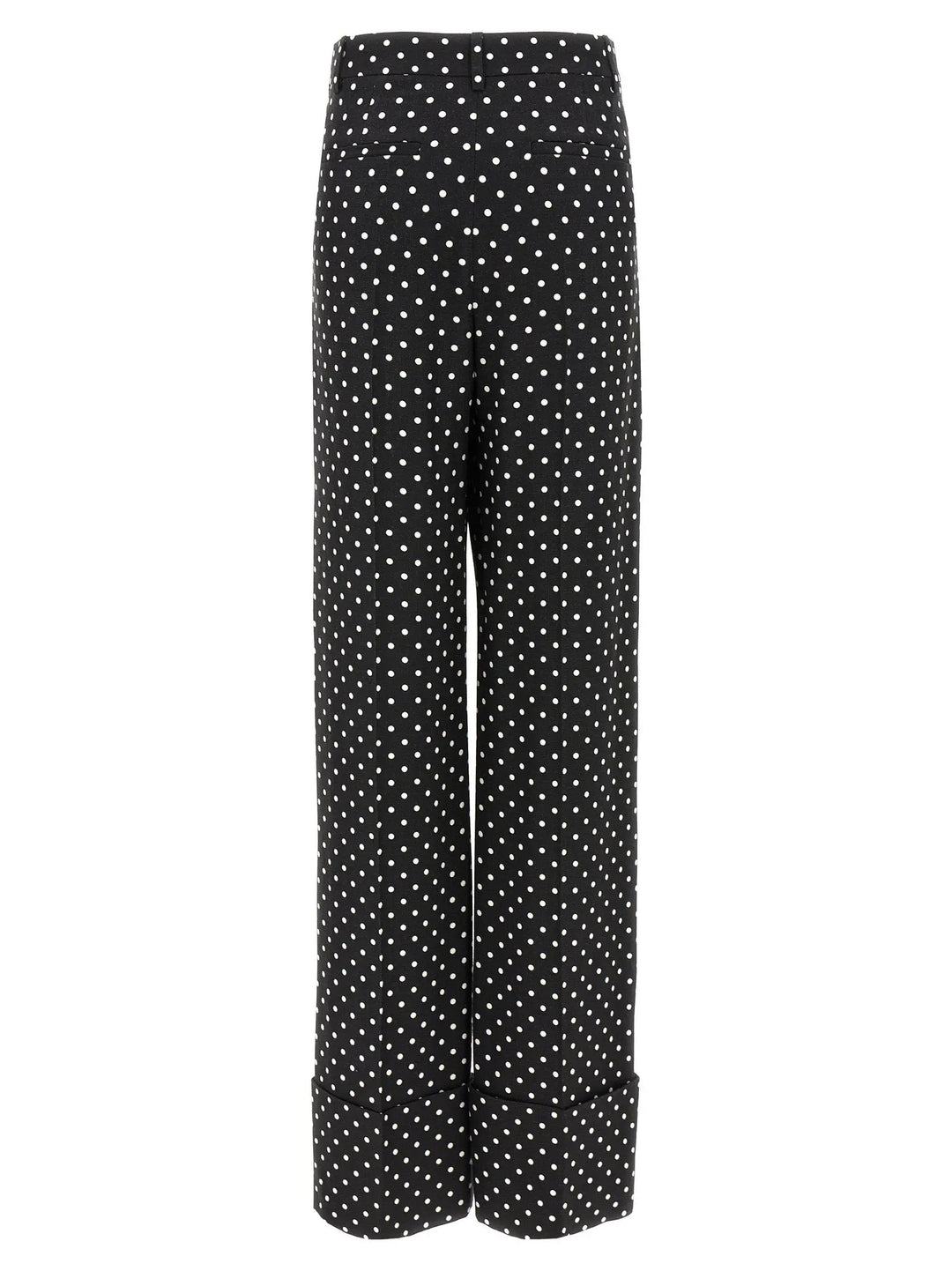 Valentino Garavani Bicolor Viscose Casual Pants