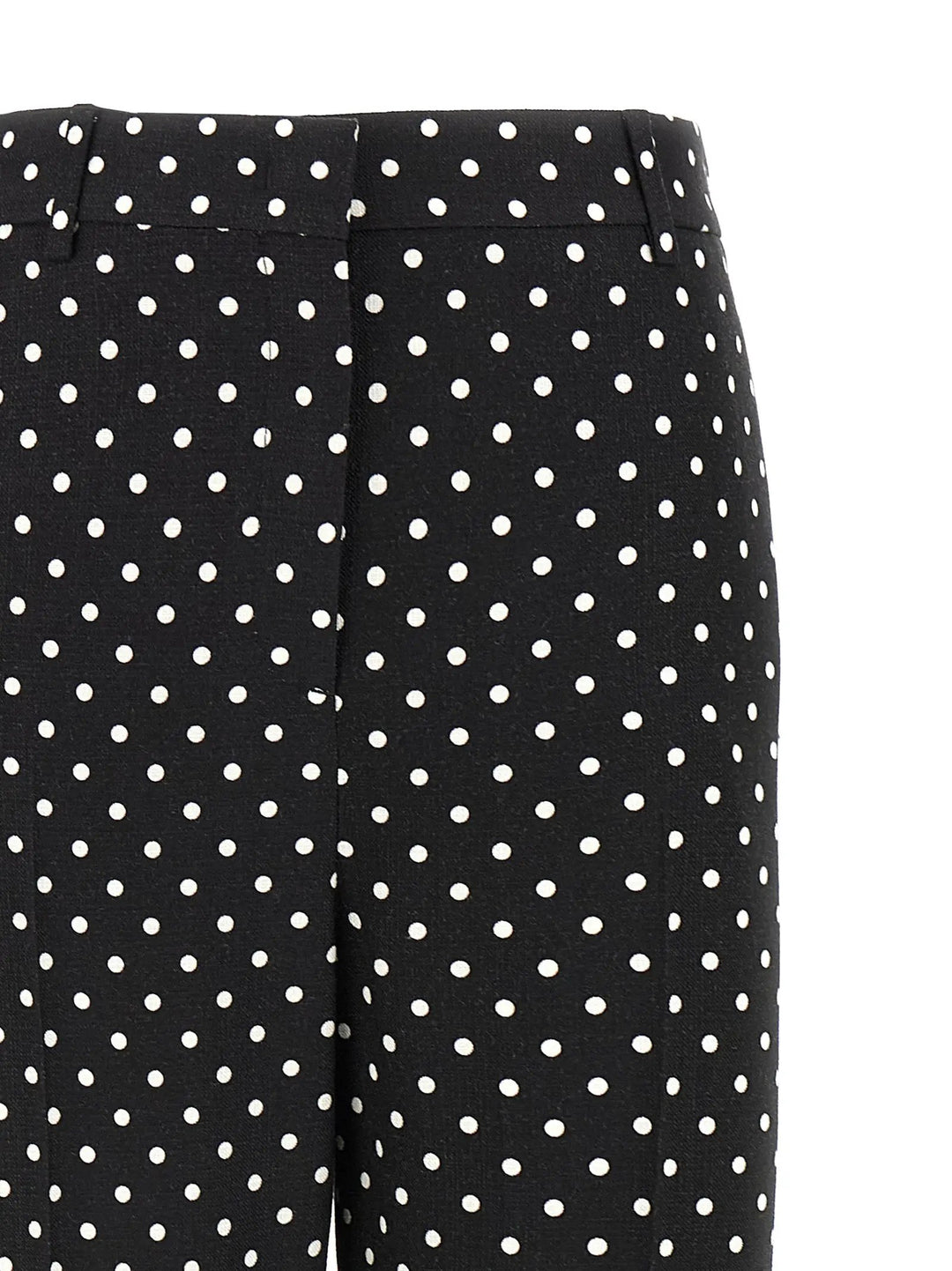 Valentino Garavani Bicolor Viscose Casual Pants