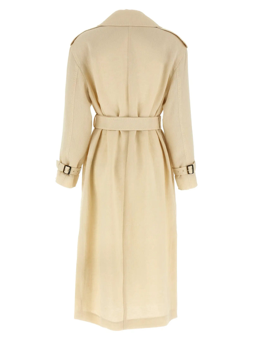 Max Mara Beige Flax Coat