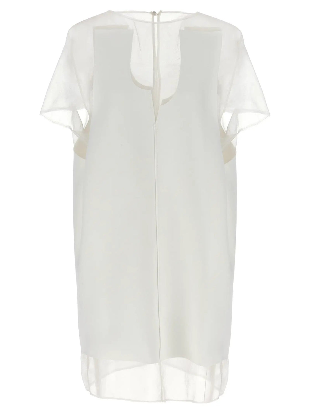 Khaite White Polyester Short Dress