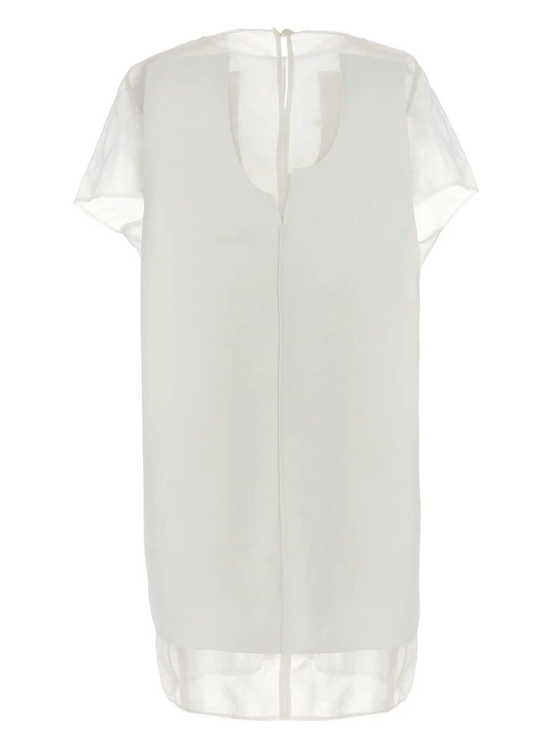 Khaite White Polyester Short Dress