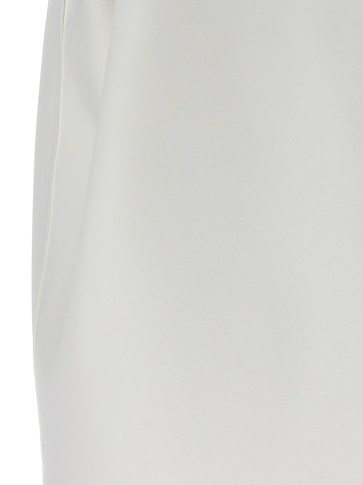 Khaite White Polyester Short Dress