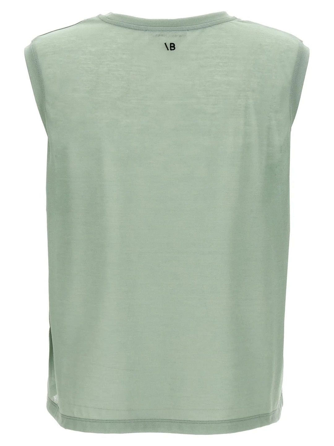 Victoria Beckham Sample Sale | Victoria Beckham Bicolor Cotton Sleeveles T-Shirt - | Designer outlet