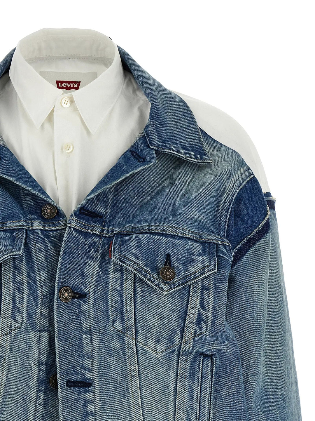 Junya Watanabe Multicolor Cotton Denim Jacket
