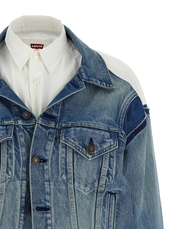 Junya Watanabe Multicolor Cotton Denim Jacket
