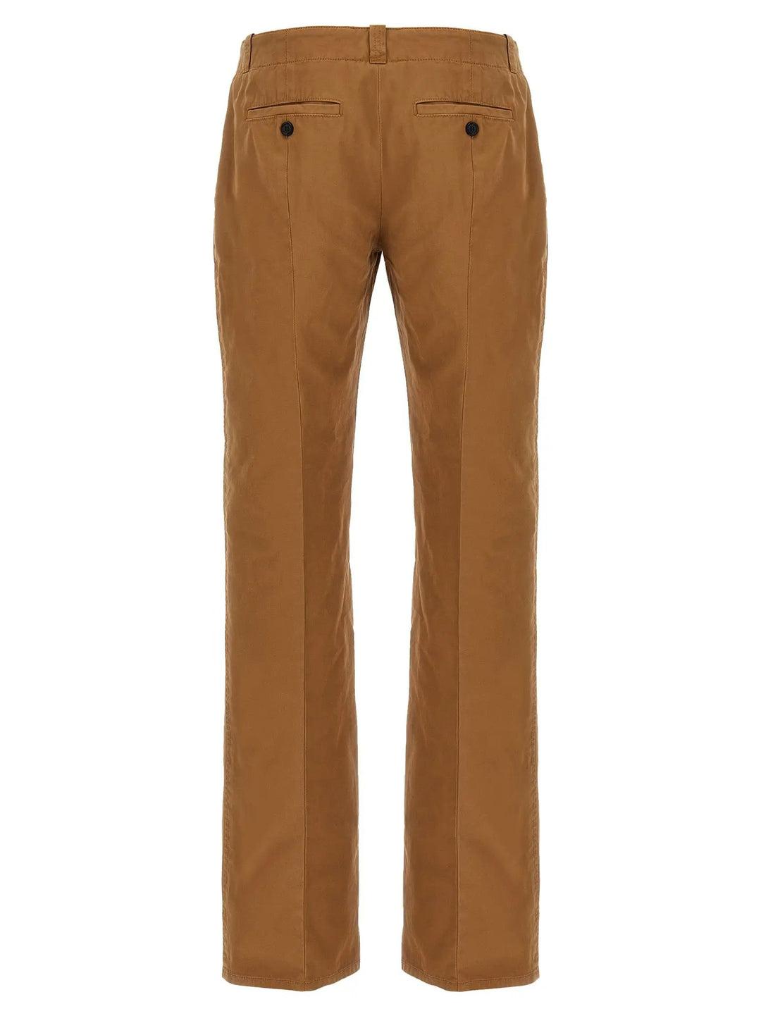 Alexander McQueen Brown Cotton Chino Pants