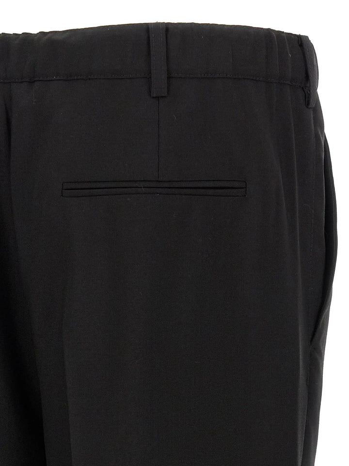 Marni Black Virgin Wool Casual Pants