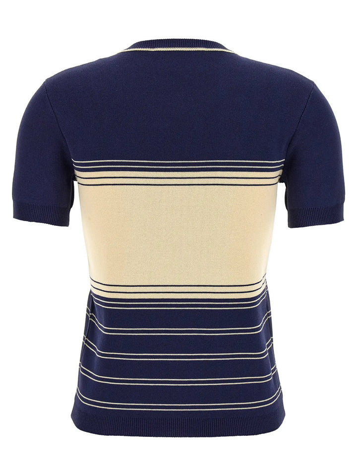 Valentino Garavani Blue Cotton T-Shirt