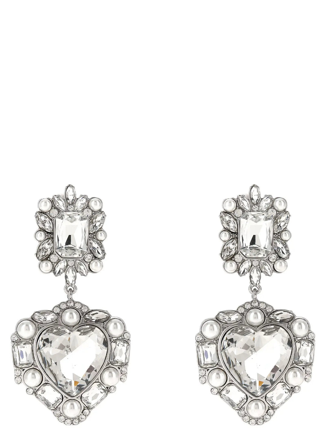 Self-Portrait Silver Cotton Earrings
