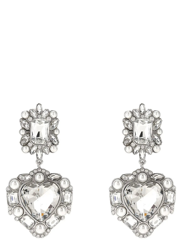 Self-Portrait Silver Cotton Earrings