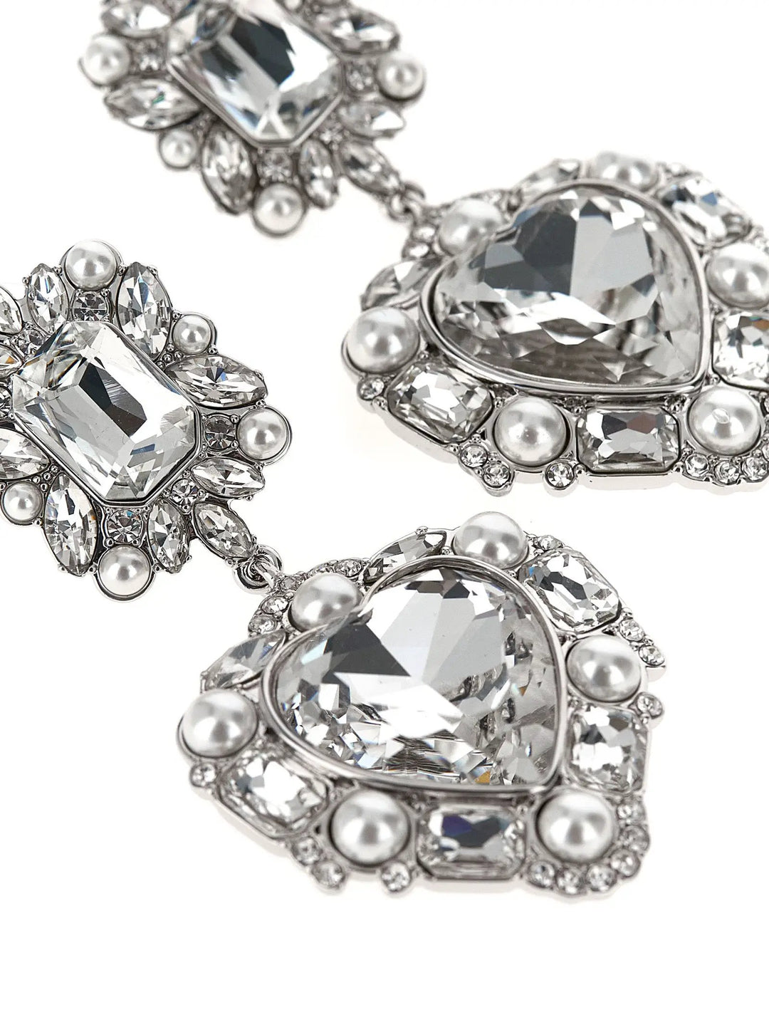 Self-Portrait Silver Cotton Earrings