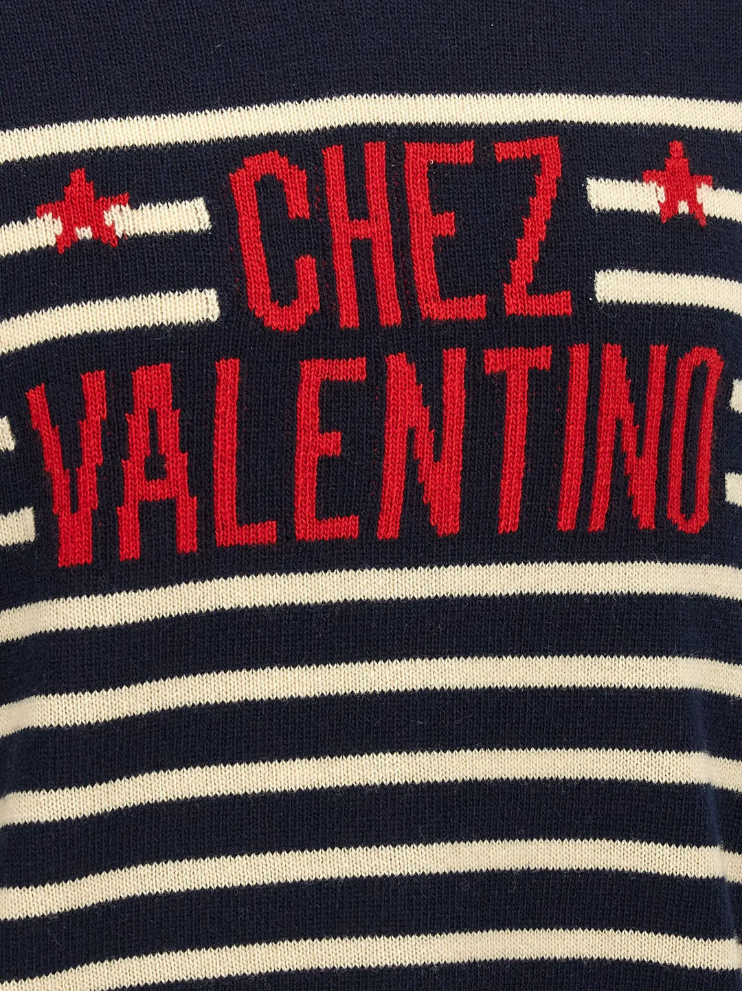 Valentino Garavani Blue Virgin Wool Cardigan