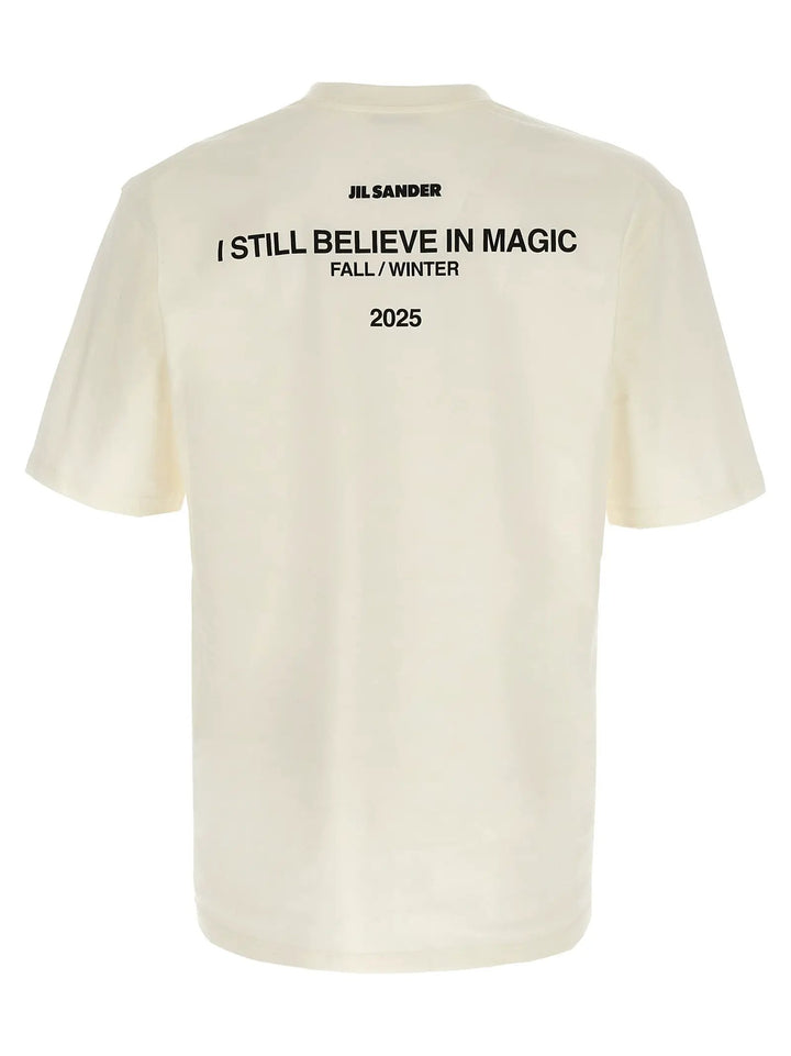 Jil Sander White Cotton Long Sleeve T-Shirt