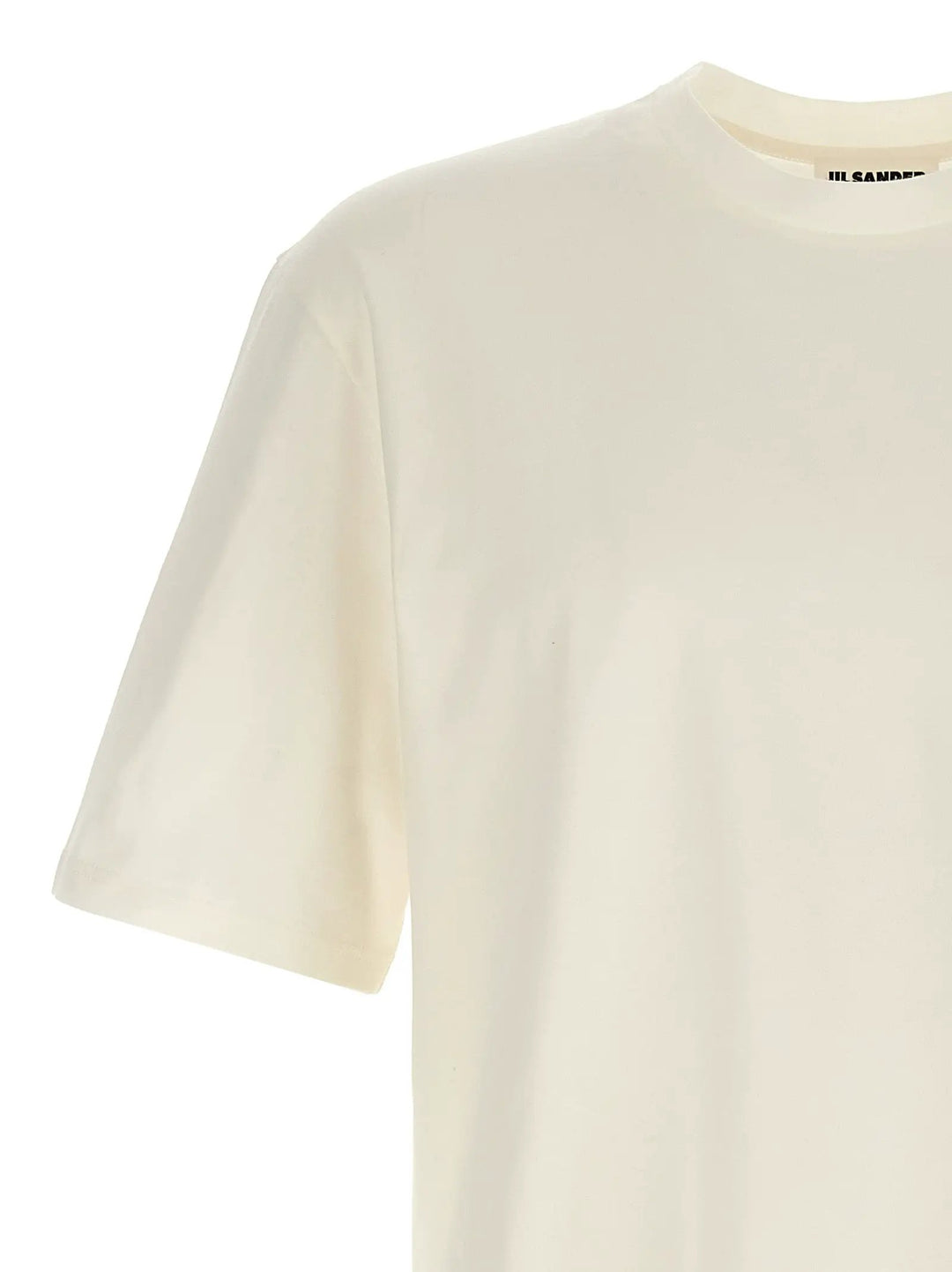 Jil Sander White Cotton Long Sleeve T-Shirt