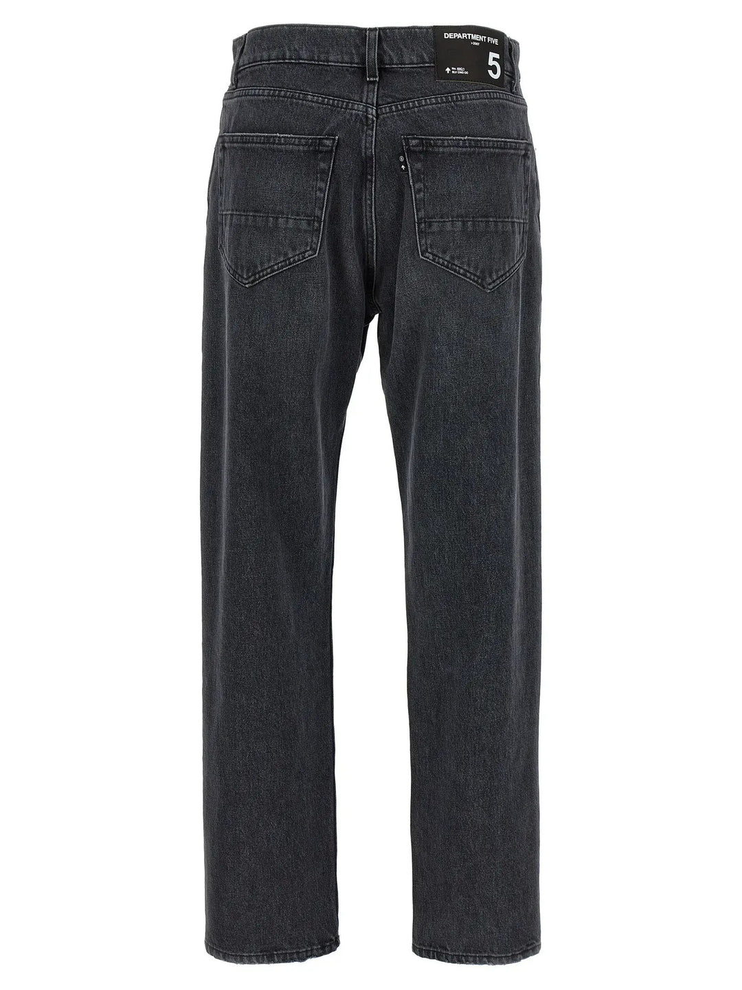 Department 5 Gray Cotton Straight-Leg Jeans