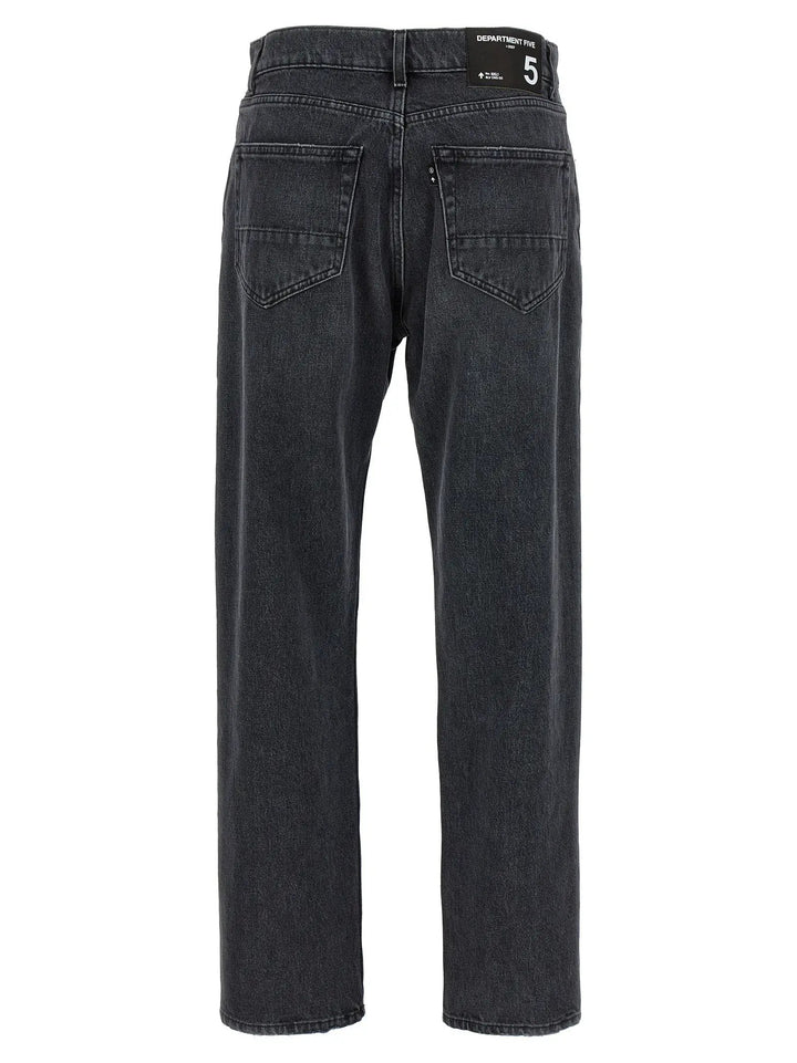 Department 5 Gray Cotton Straight-Leg Jeans