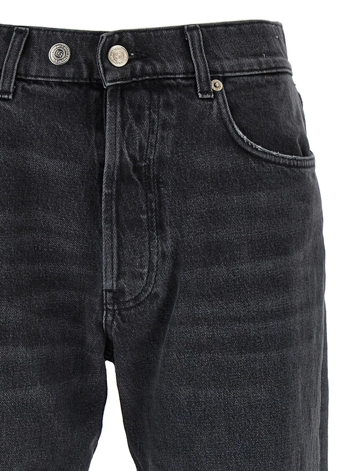 Department 5 Gray Cotton Straight-Leg Jeans