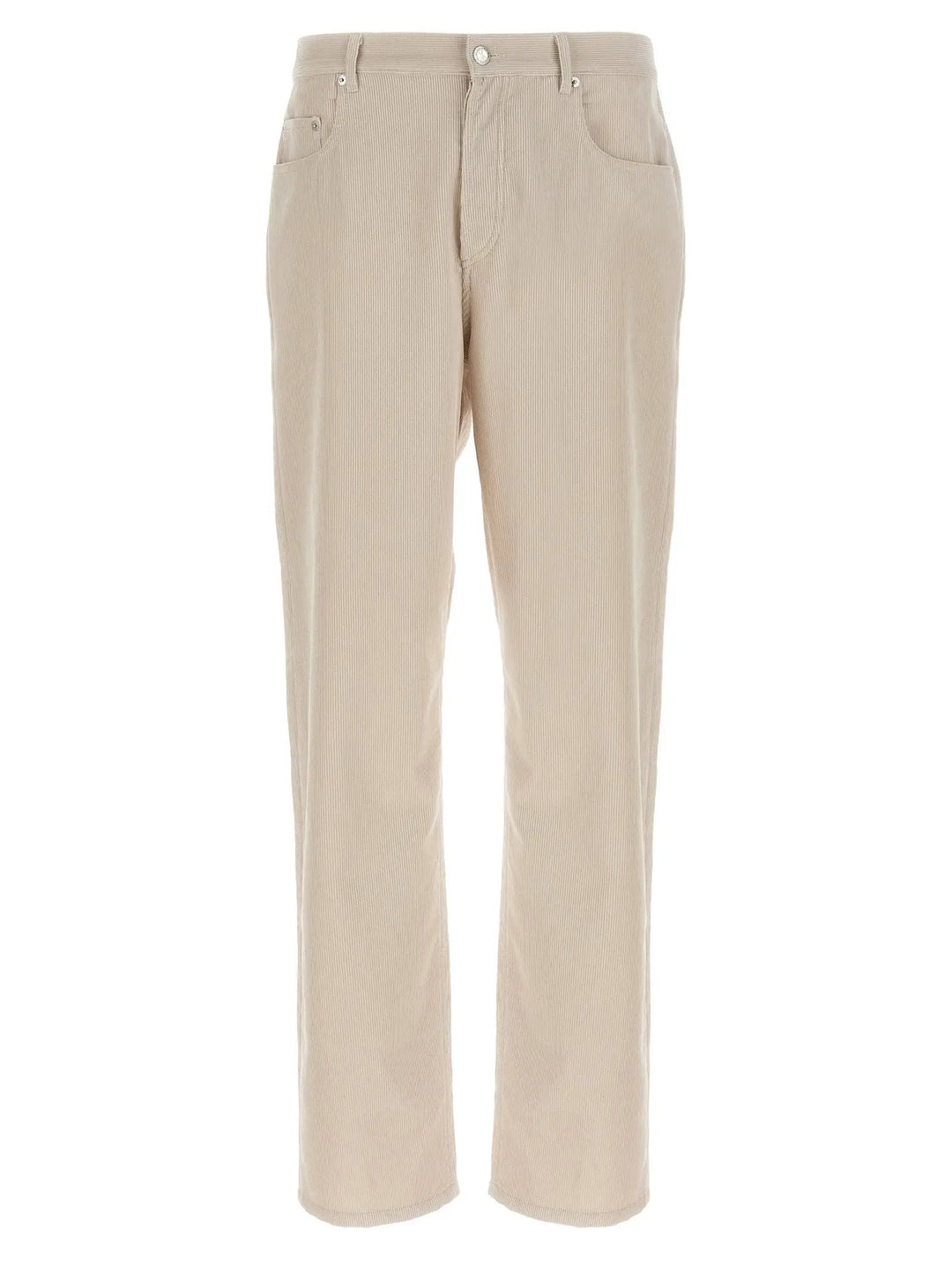 A.P.C. White Cotton Casual Pants