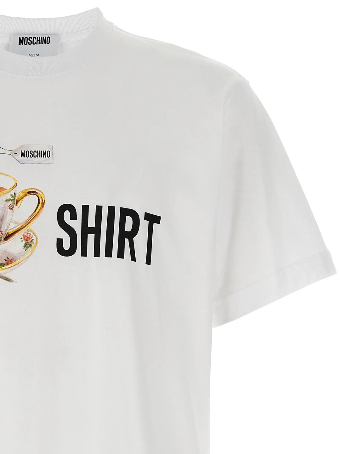 Moschino White Cotton T-Shirt