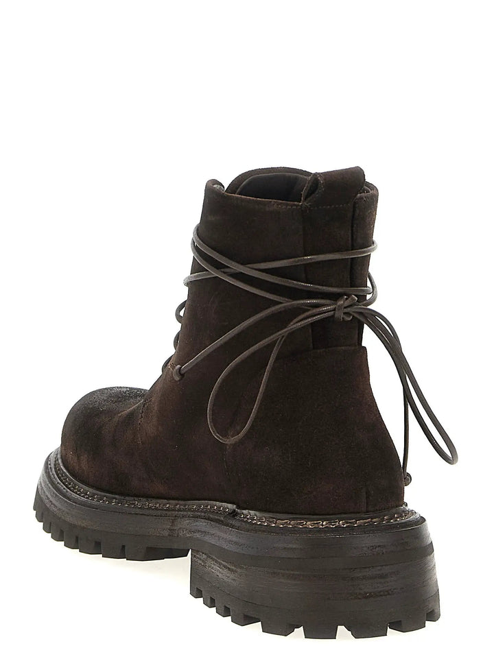 Marsell Brown Cotton Chelsea Boots