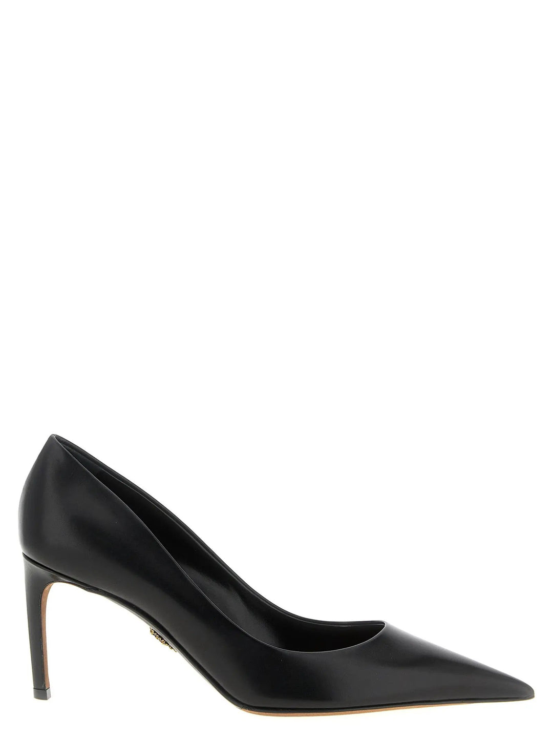 Dolce &amp; Gabbana Black Calfskin High Heel Pumps