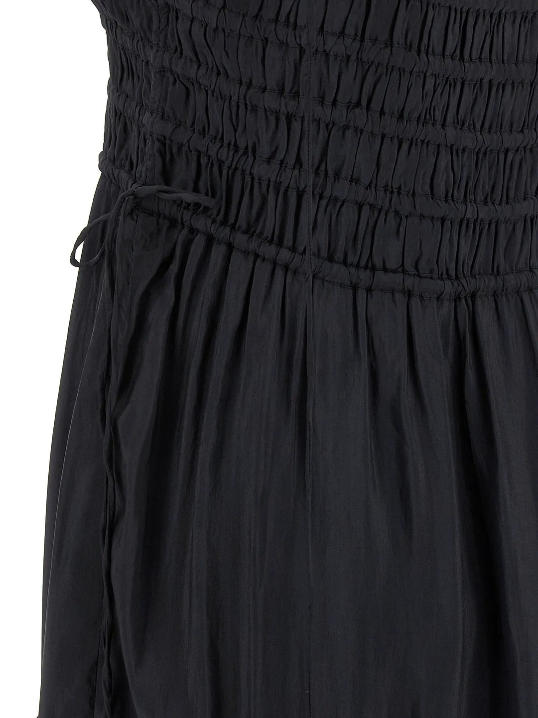 Ganni Gray Viscose Long Dress