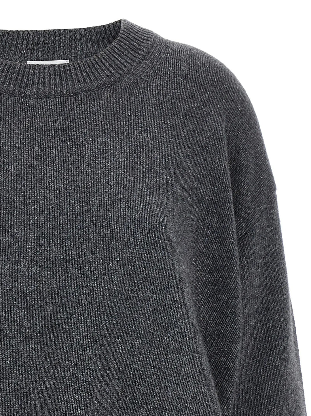 Ganni Gray Wool Cardigan