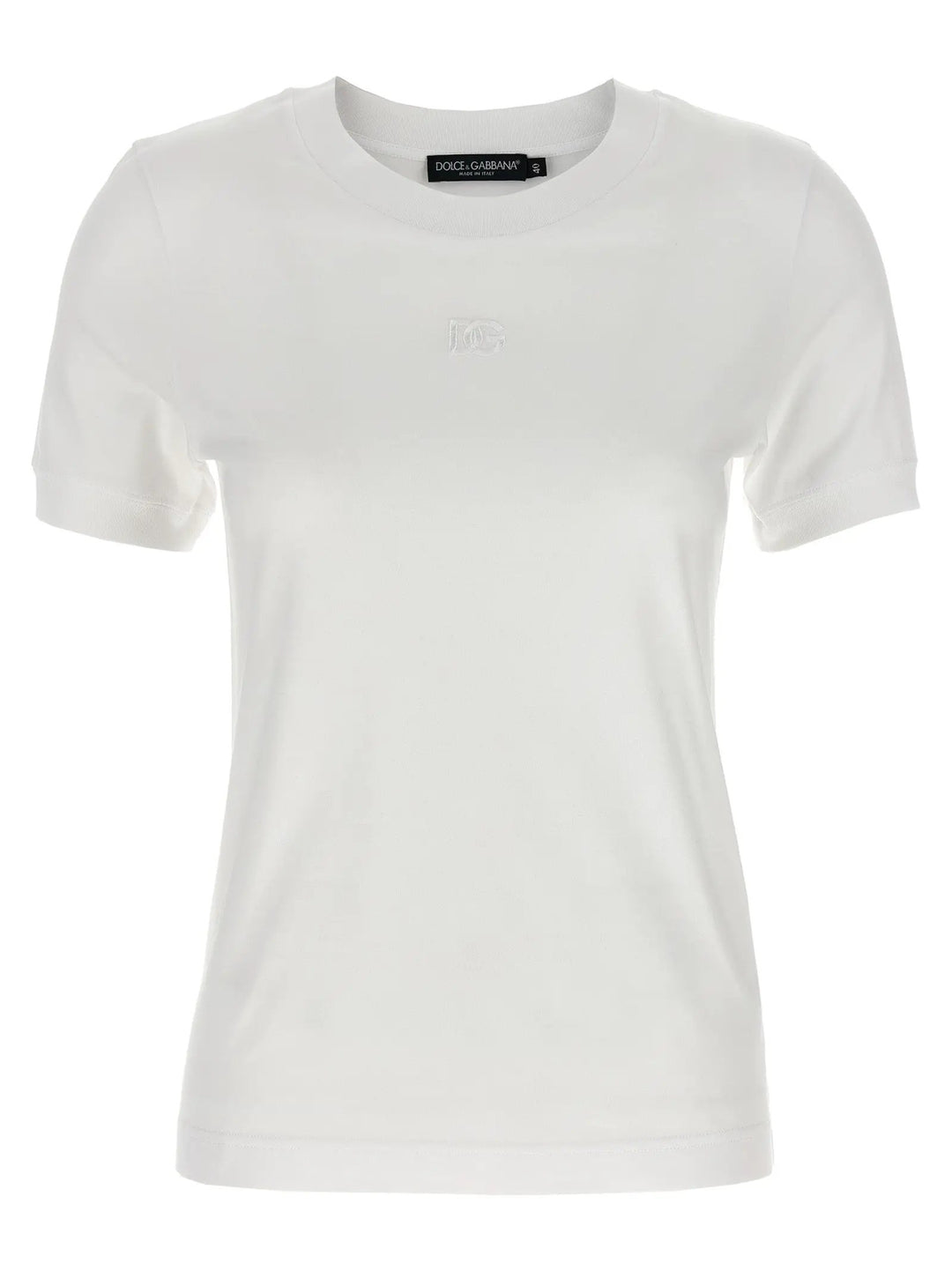 Dolce &amp; Gabbana White Cotton T-Shirt