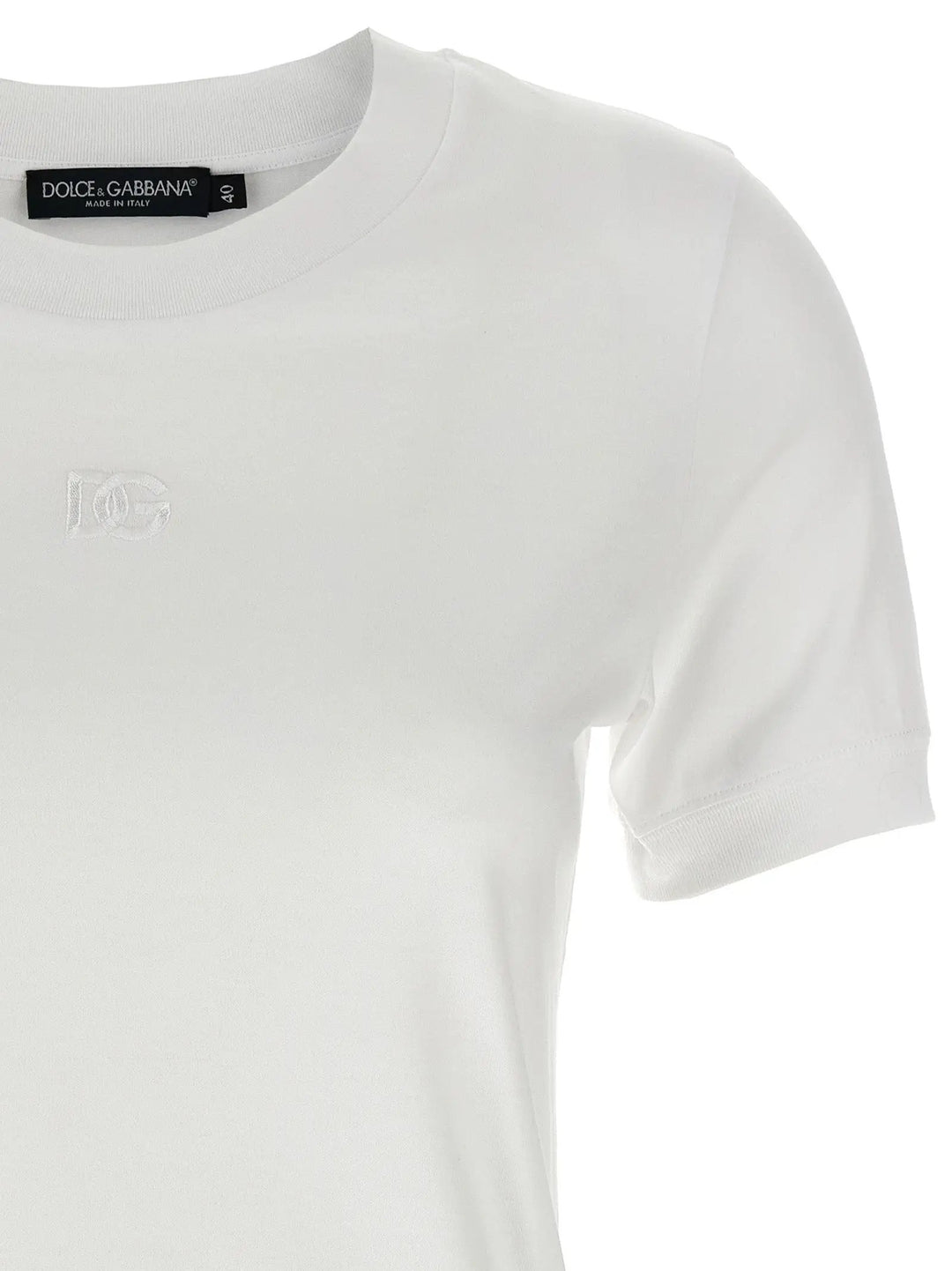 Dolce &amp; Gabbana White Cotton T-Shirt