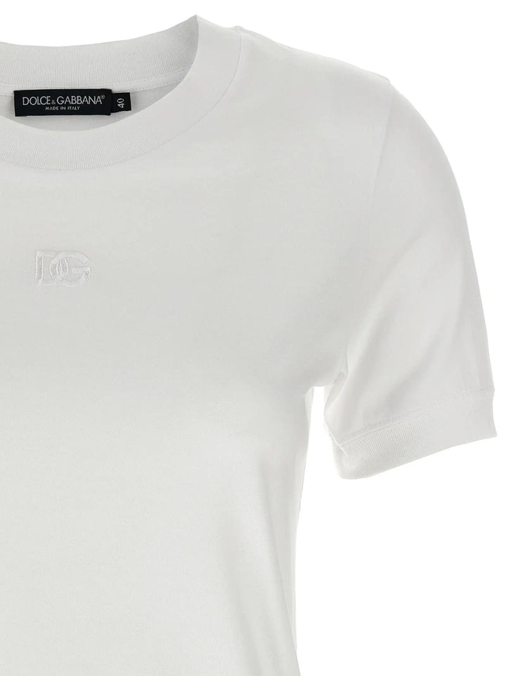 Dolce &amp; Gabbana White Cotton T-Shirt
