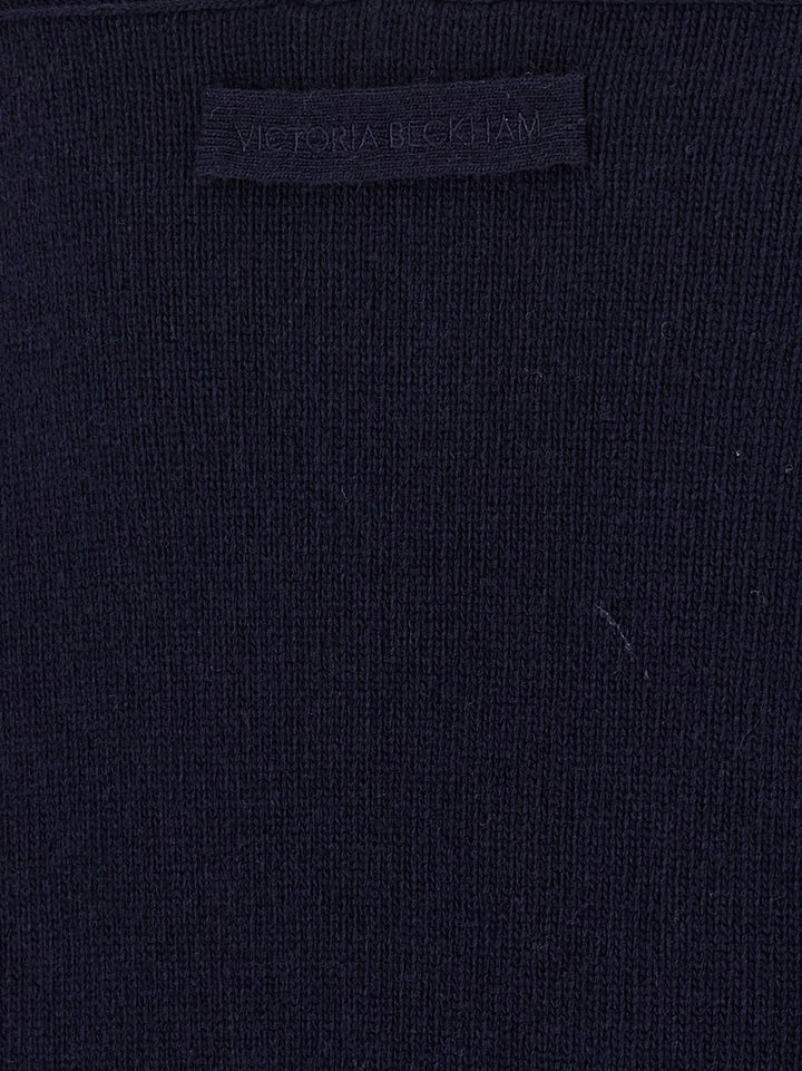 Victoria Beckham Blue Wool Cardigan