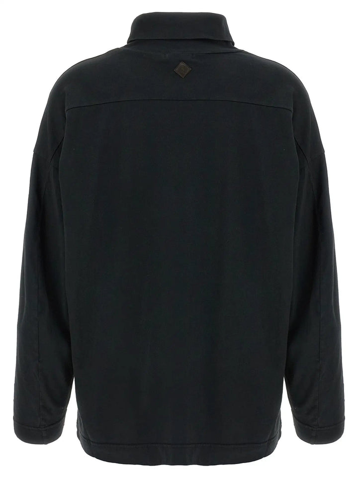 Haikure Black Cotton Cardigan