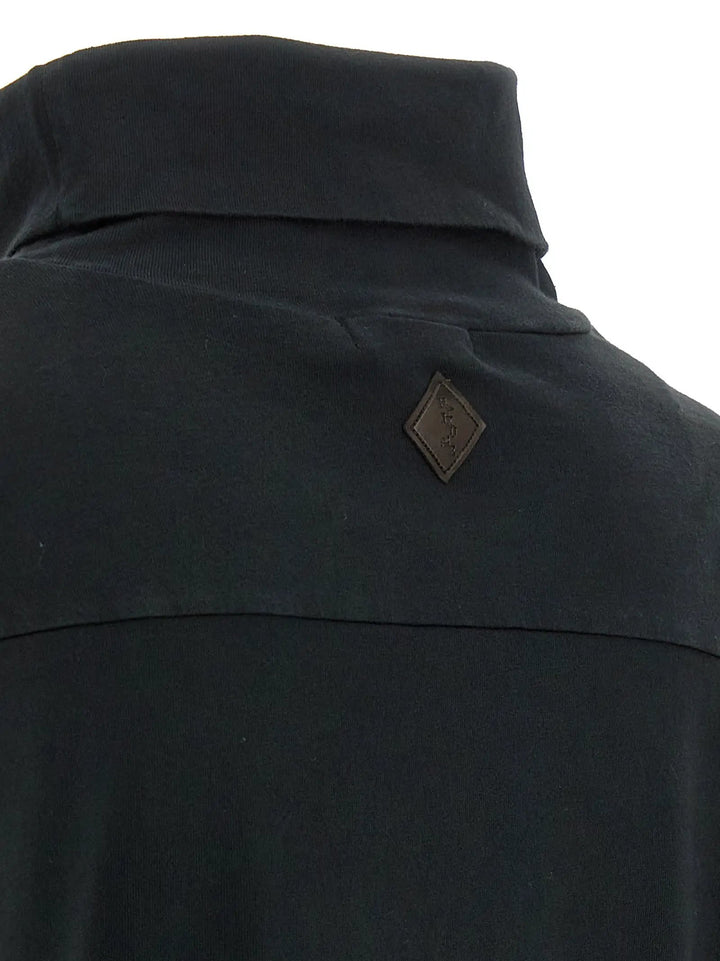 Haikure Black Cotton Cardigan