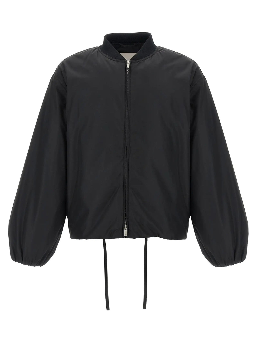 Jil Sander Black Polyester Bomber