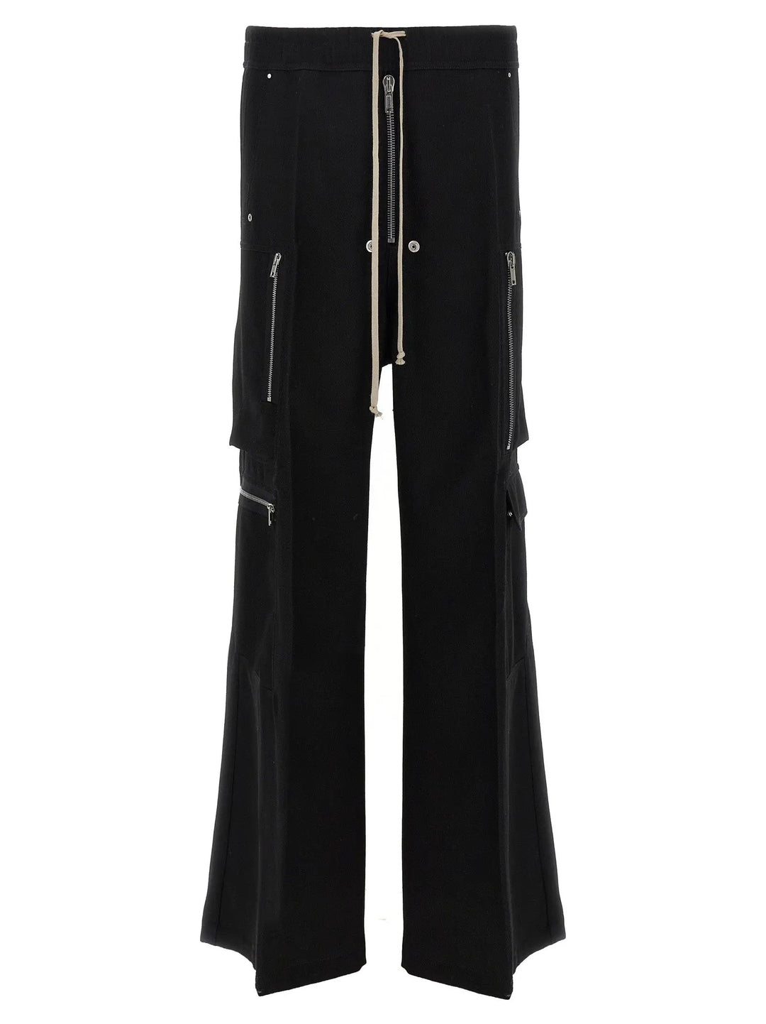 Rick Owens Sample Sale | Rick Owens Black Wool Cargo Pants - | Designer outlet