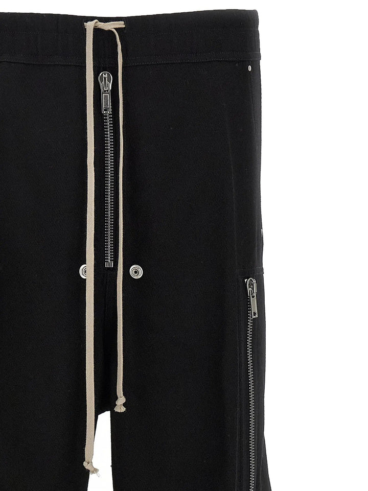 Rick Owens Sample Sale | Rick Owens Black Wool Cargo Pants - | Designer outlet
