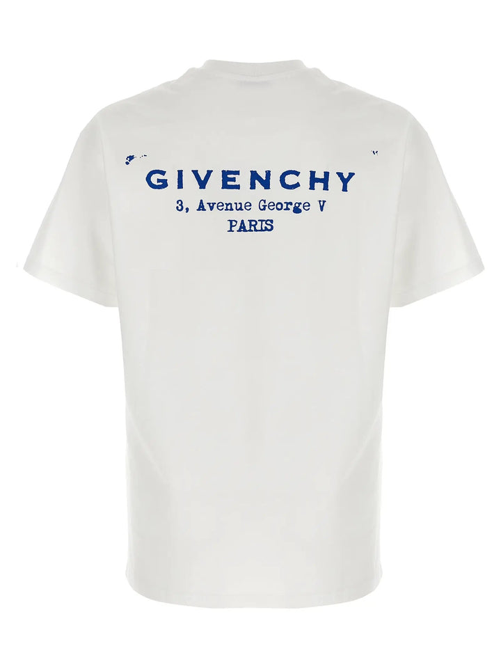 Givenchy White Cotton T-Shirt