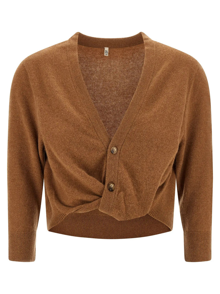 R13 Brown Cashmere Cardigan