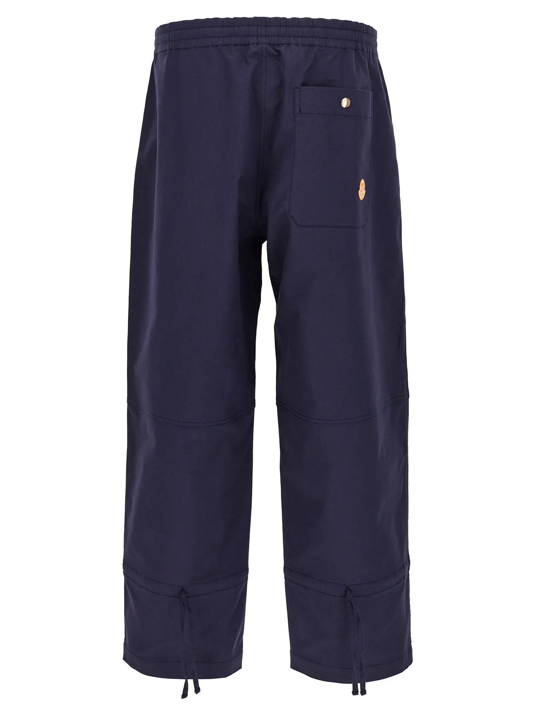MONCLER GENIUS Blue Cotton Casual Pants