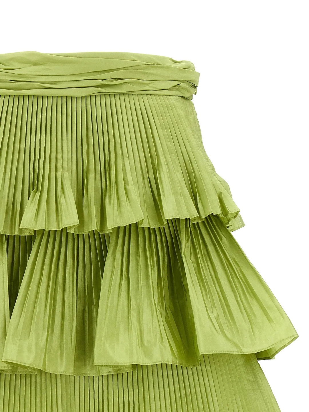 Valentino Garavani Bicolor Silk Long Skirt