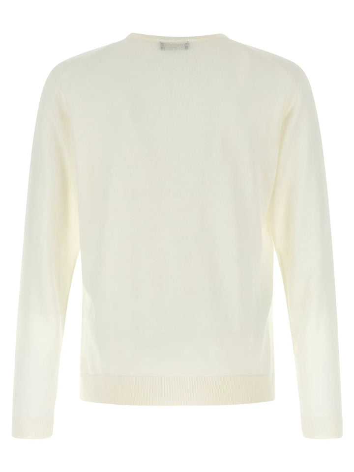 Roberto Collina Beige Merino Wool Cardigan
