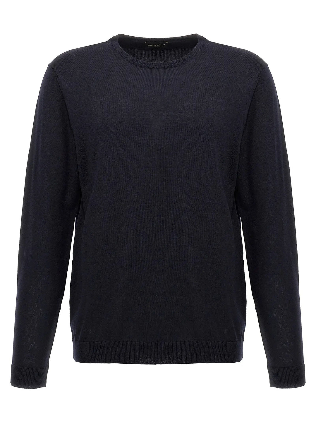 Roberto Collina Blue Merino Wool Cardigan