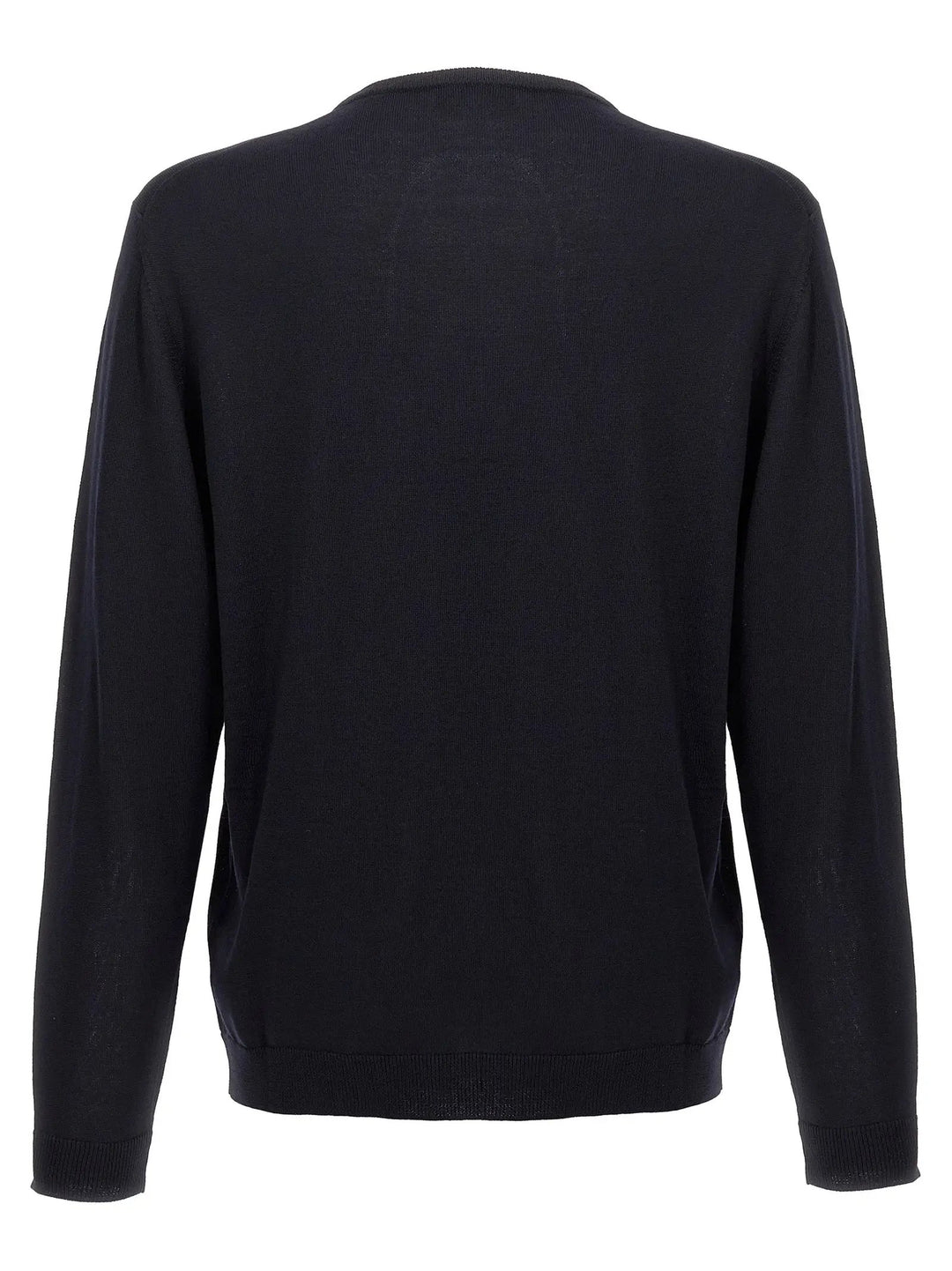 Roberto Collina Blue Merino Wool Cardigan