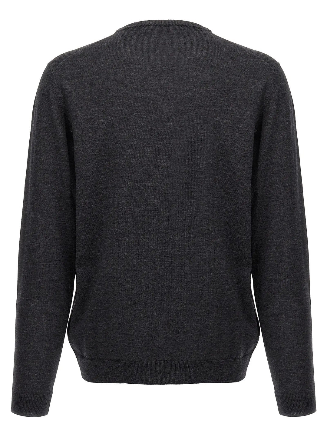 Roberto Collina Gray Merino Wool Cardigan