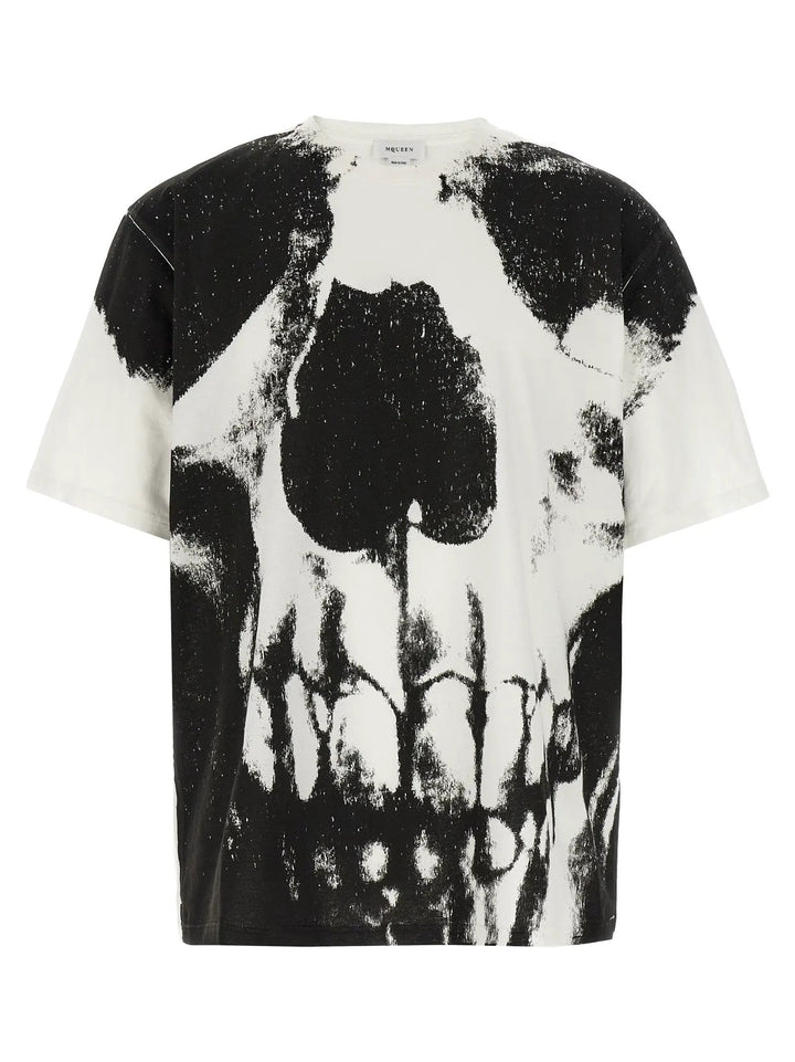 Alexander McQueen Bicolor Cotton T-Shirt
