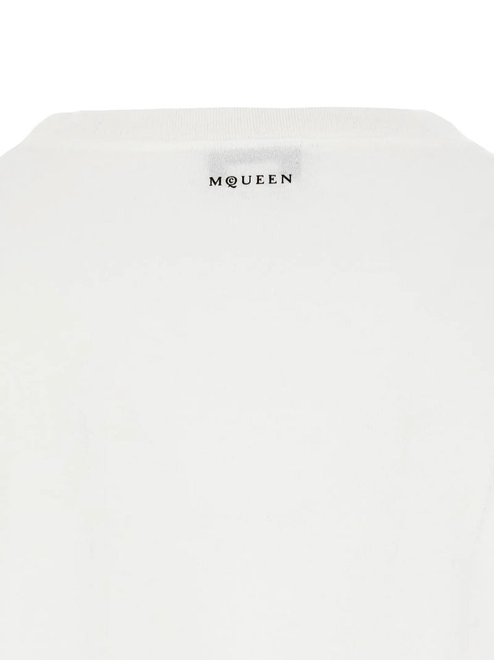 Alexander McQueen Bicolor Cotton T-Shirt