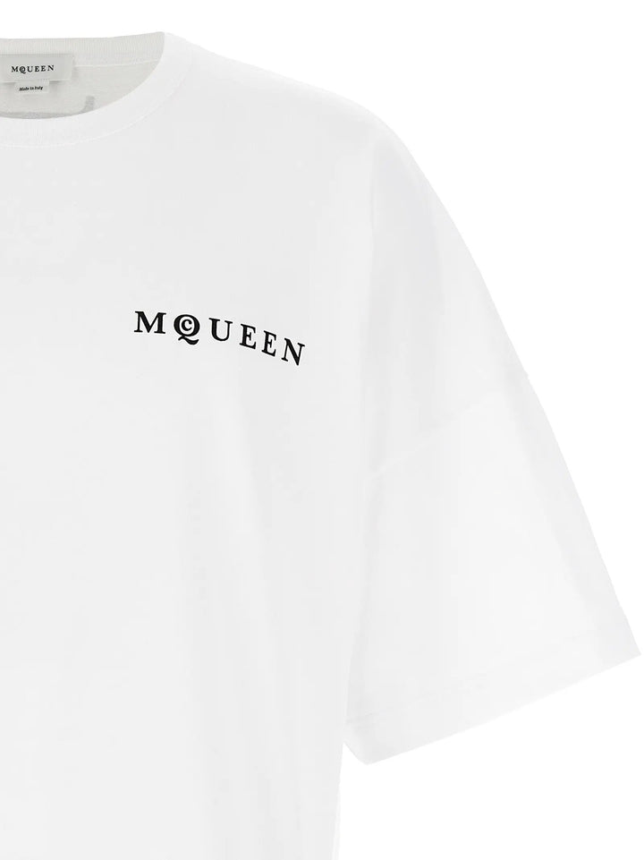Alexander McQueen Bicolor Cotton T-Shirt